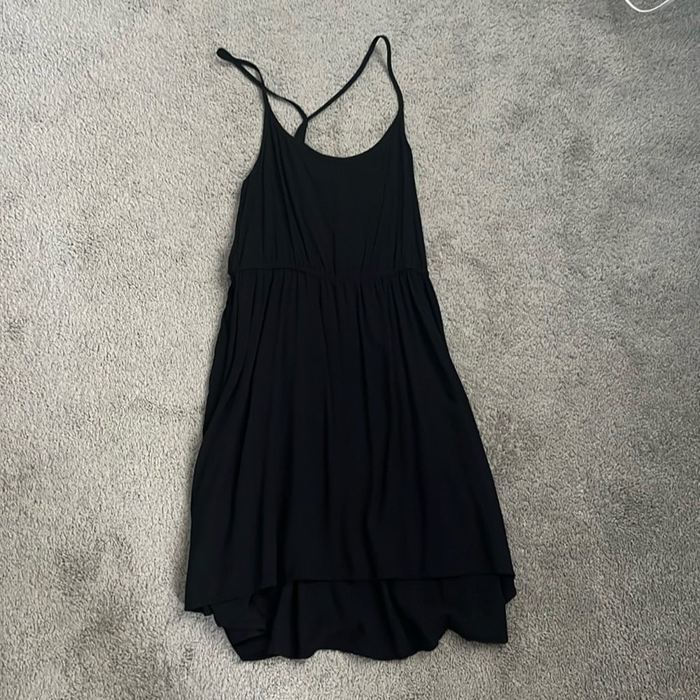 Lightweight black summer dress